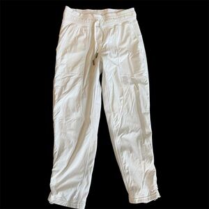 Lululemon Women’s Dance Studio Crop Pants White Tapered